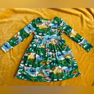 SOLD - mini boden shetland sunrise dress size 7/8